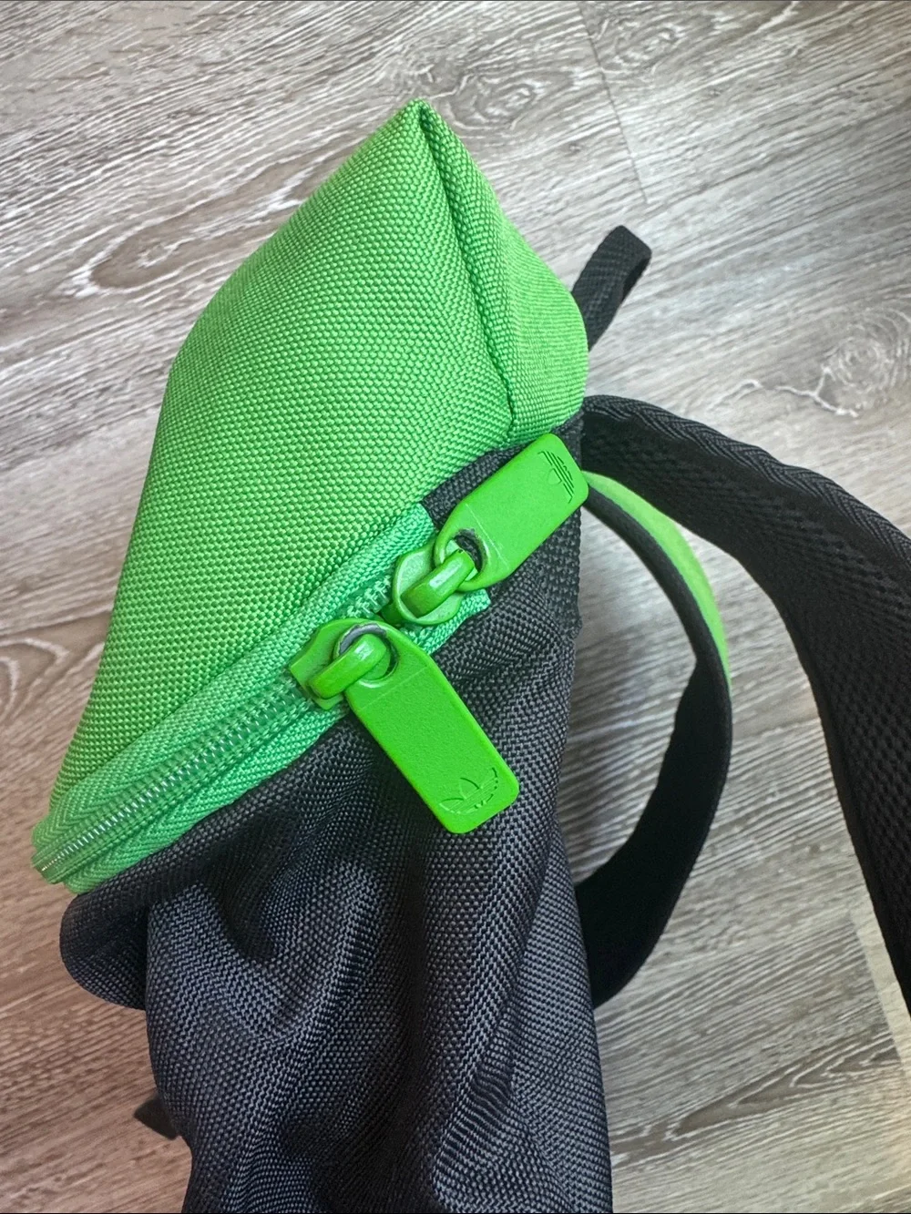 Adidas x Minecraft Kids' Black & Green Backpack